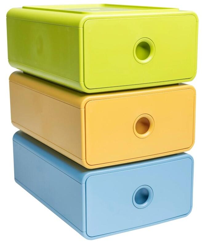 Exacompta Lot de 3 Module TINY-BOX Pop'N Co coloris assortis - 9002493315907_0