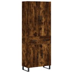 Helloshop26 - Buffet bahut commode armoire meuble de rangement organisateur cuisine salle de séjour salon haut 69,5 x 34 x 180 cm 02_0033526 - 300021_0