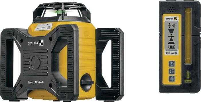 Jeu de lasers rotatifs LAR 160 G 600 m 4 pièces ± 5 degr. STABILA_0