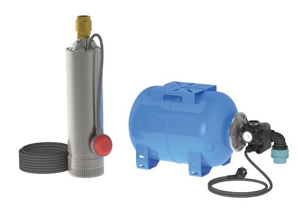 Kit pompe eau de pluie avec surpresseur - kpm24h mpsm304 ep - 330266_0