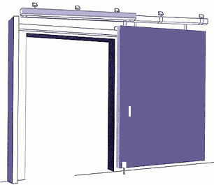 Motorisation hydraulique pour portes coupe-feu_0