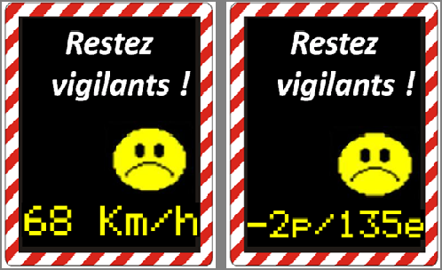 Panneau radar indicateur de vitesse à alimentation 12Vdc, idéal pour les écoles, entrée de villages ou agglomérations, sites industriels... - SPEEDPACER_0