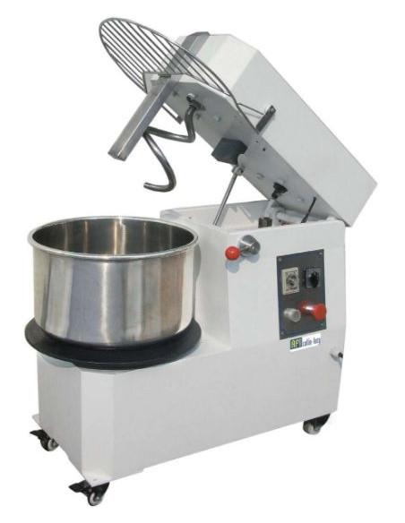 Pétrin à spirale tête relevable et cuve extractible 40 litres  Référence: HTD40T_0