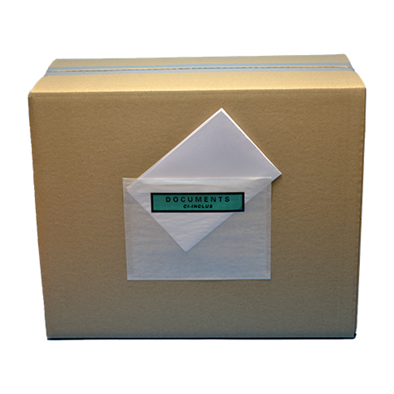 Pochette plastique porte-document écologique, résistante et 100 % recyclable - Plusieurs formats disponibles_0