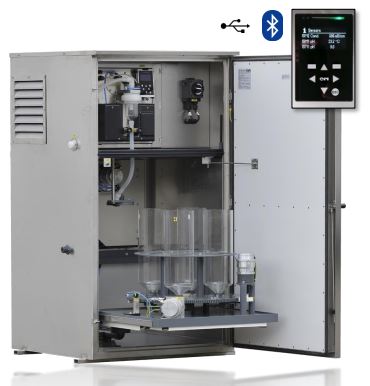 Préleveur automatique d'échantillons liquides à poste fixe, équipé d'une unité de commande amovible - NEMO certifié ATEX 1 et 2 - ORI_0