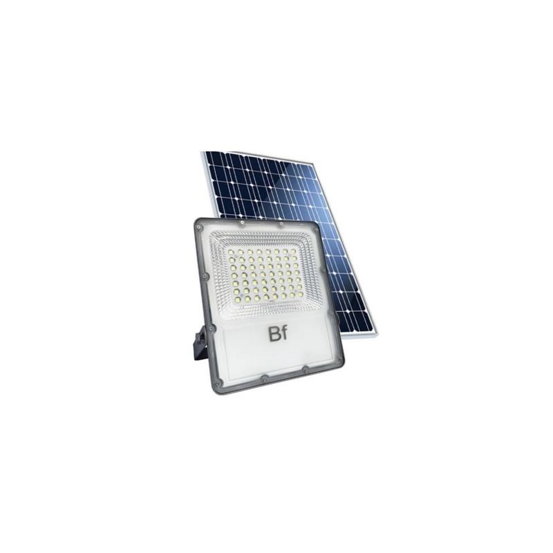 Projecteur solaire  à détecteur crépusculaire - 4320 lumens - blanc chaud en aluminium - BF LIGHT_0