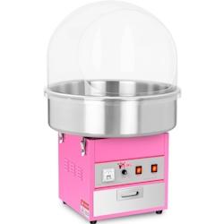 Royal Catering Candy Floss Machine - 52 cm - 1200 W - sneeze guard - rose multi-matériau 4260223022760_0