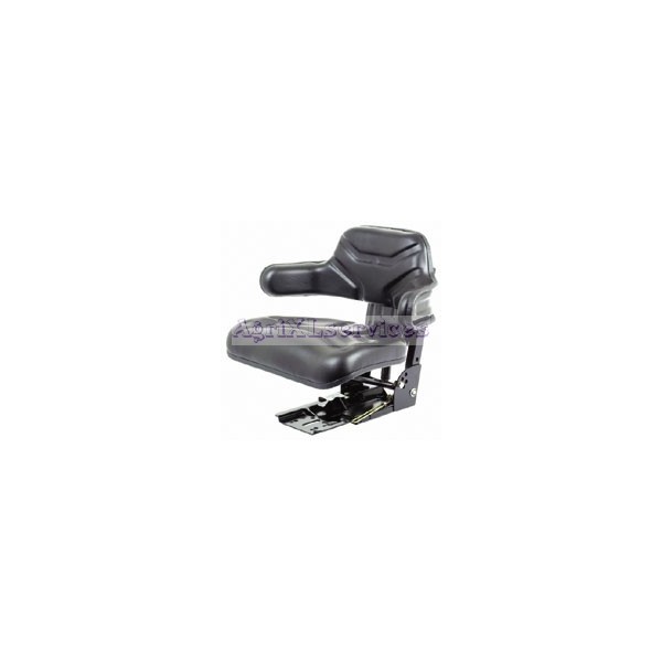 Siège adaptable avec accoudoir - universel pour tracteur agricole - suspension mécanique 120 kg_0