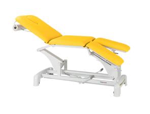 Table de massage hydraulique standard C-3738M46 - réglable en hauteur avec roulettes escamotables et cavité faciale_0