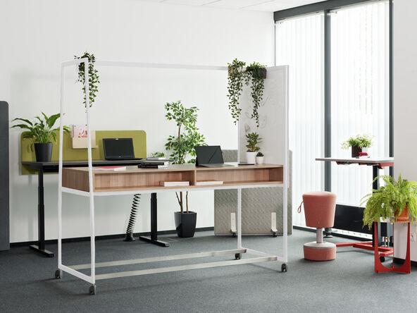 Table haute sur roulettes Wariant Meeting Maro_0