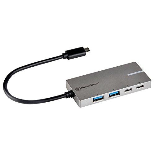 SILVERSTONE SST-EP09C - Hub USB 3.1 Type-C Gen 1 avec 2 ports Type-A et 2 ports Type-C_0