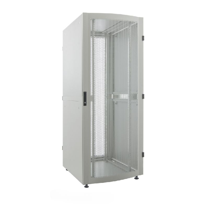 Baie serveur Premium 19 pouces MHT278 avec porte perforée - 36U - 1000 (P) x 800 (L) x 1767 (H) - assemblée - gris - Bravour®_0