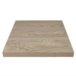 Bolero Plateau de table carré 700x700mm effet bois clair - marron matière synthétique GR331_0