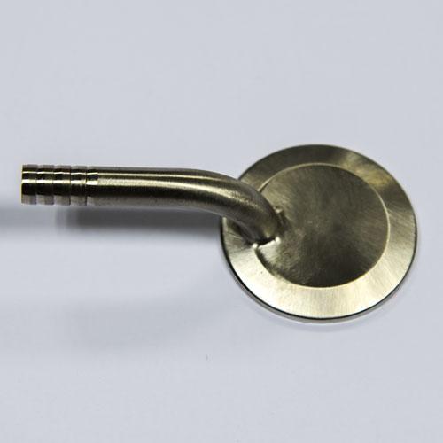 Bouchon clamp à tétine coudée - Inox 316L - 3D Process - Usage pharmaceutique et cosmétique_0