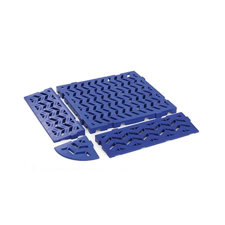 Caillebotis PVC recyclé 50 X 40 X 4, Caillebotis pvc recyclé, Protection  au sol