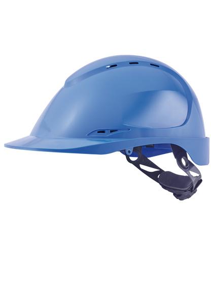 Casque de chantier aéré en ABS - Serrage à crémaillère - Forceb - Coiffe textile et accessoires adaptables_0