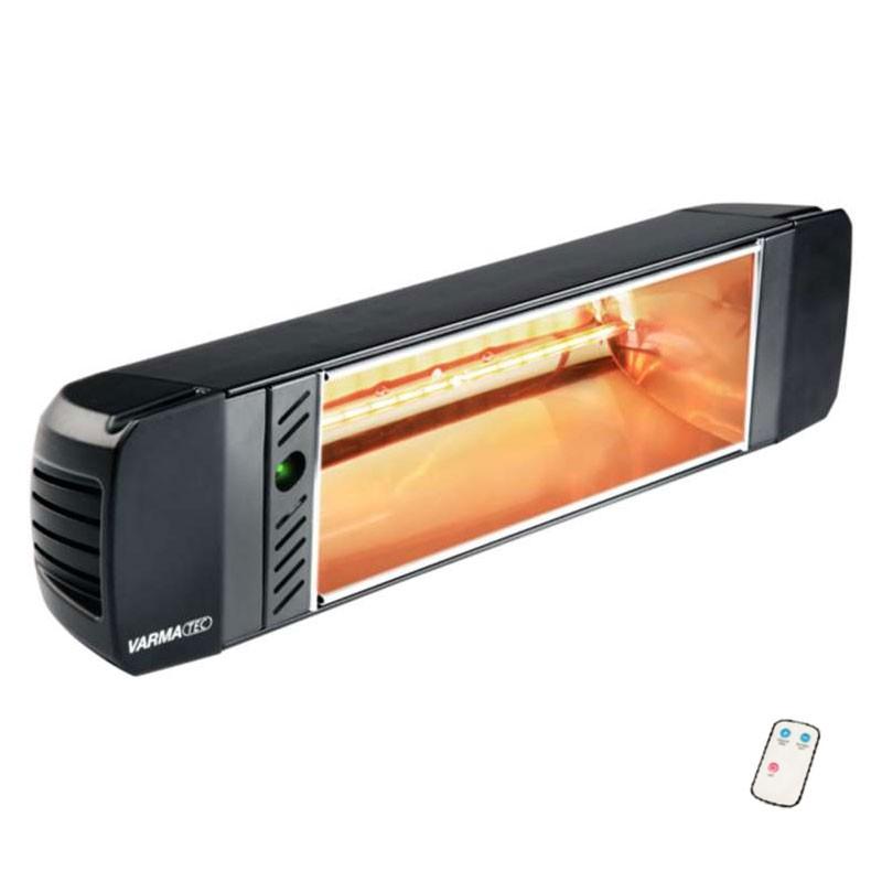 Chauffage radiant infrarouge noir VARMA 304 avec télécommande - STAR PROGETTI - 109939_0