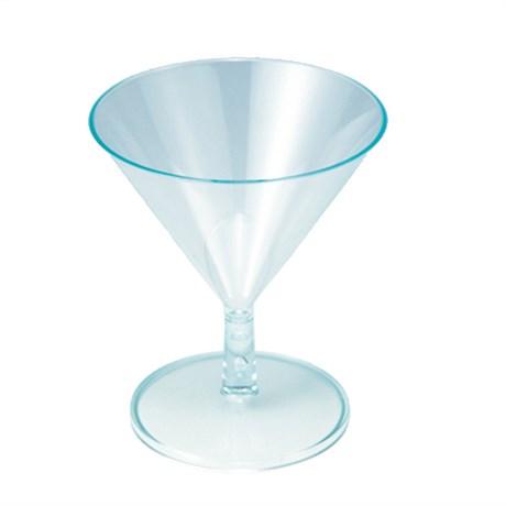 COUPE INJECTÉE MINI MARTINI 65 ML 7X8.1 CM VERT D'EAU (VENDU PAR 144)