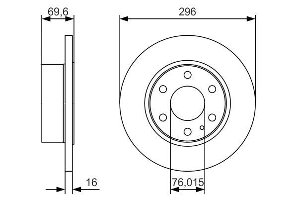 DISQUE DE FREIN BOSCH 0986479A51_0