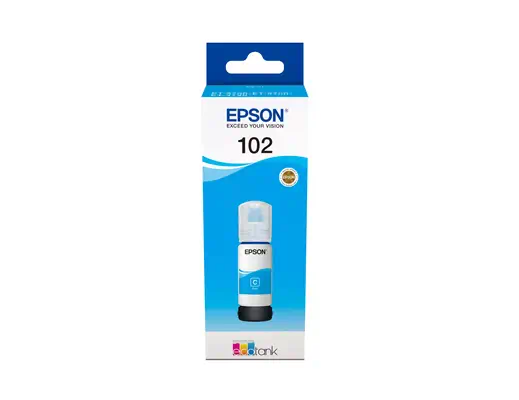 Epson 102 EcoTank Cyan ink bottle_0