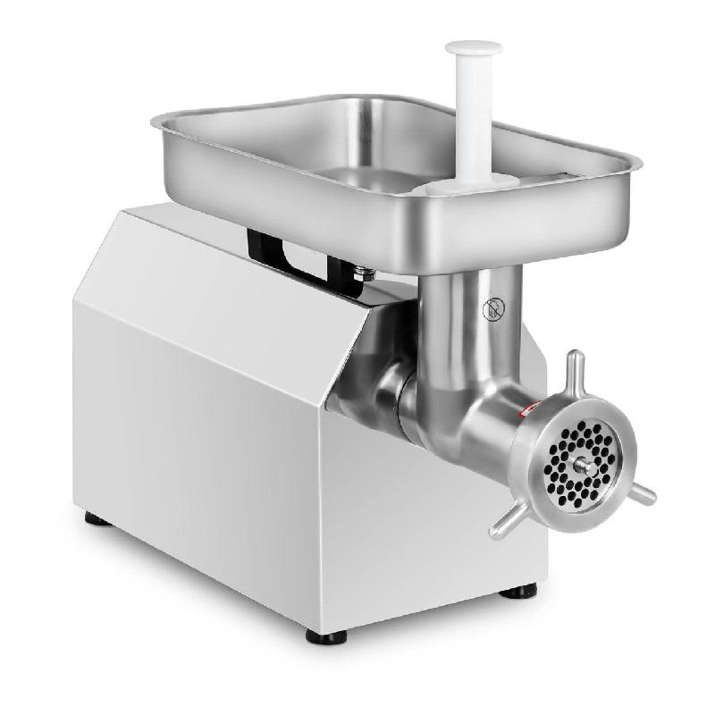Hachoir à viande en inox - 480 kg/h - 3 accessoires pour saucisses inclus - Référence 14_0001954_0
