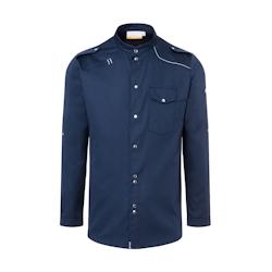 KARLOWSKY Veste de cuisine STYLEE, homme, manches longues, marine , 48 - 48 bleu 4040857028174_0