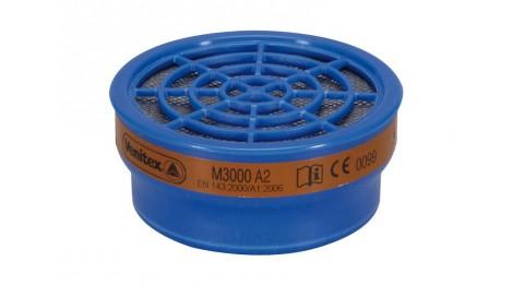 Kit de 2 galettes A2 pour demi-masque VENITEX M3200 - protection gaz et vapeurs organiques - norme EN 14387 : 2004 classe A2_0