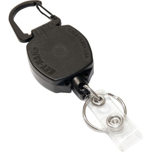 KT6831-901 - Porte-clés et badge souple à mousqueton T-Reign - câble Kevlar 60 cm et porte-badge_0
