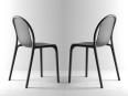Lot de 4 chaises polyvalentes indoor/outdoor HARLEM - Domon'V_0
