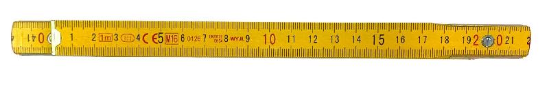 Mesure pliante en bois 1m - Référence MED2009 - Marque MEDID_0