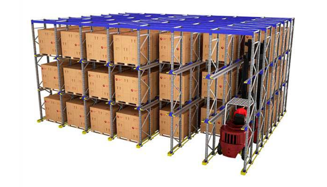 Rack accumulation pour entrepôt - système compact de stockage à haute densité_0