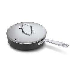 Sauteuse en aluminium 2 anses avec couvercle 24 cm Maestro -  230 cl Argent Rond Acier Beka 44.2x27.8 cm - acier 3458160006610_0