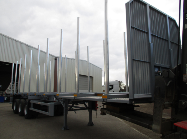 Semi-remorque 3 essieux porte bois type SR3 - PTC 38T / 48T / 54T_0