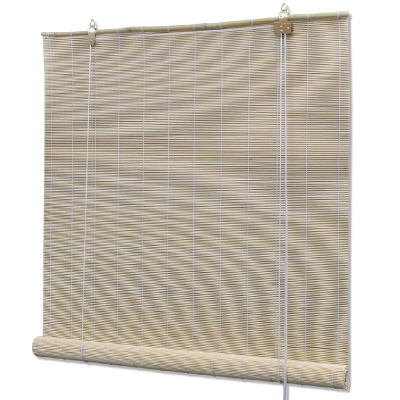 STORE ENROULEUR BAMBOU NATUREL 100 X 160 CM FENÊTRE RIDEAU PARE-VUE VOLET ROULANT 4102140_0