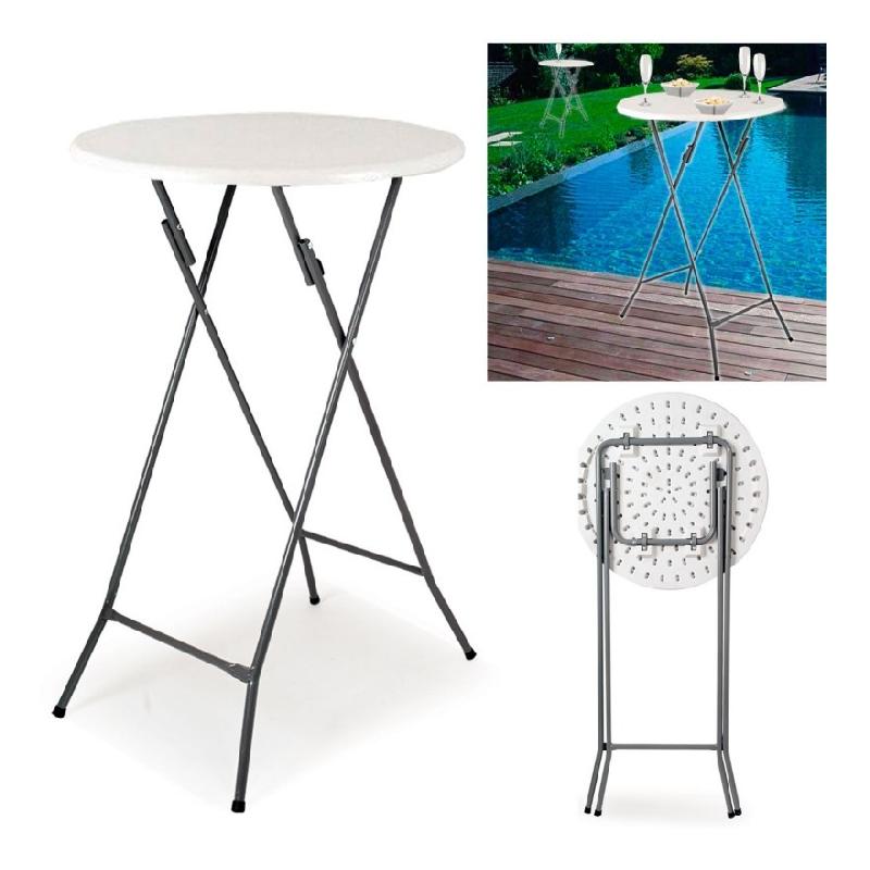 TABLE HAUTE DE BAR PLIANTE MANGE DEBOUT - PROBACHE