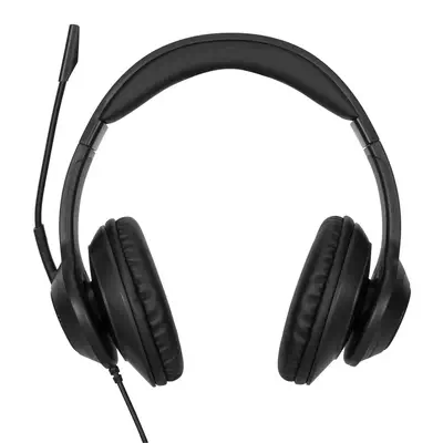 Targus AEH102GL casque Avec fil Arceau Appels/Musique USB Type-A Noir_0