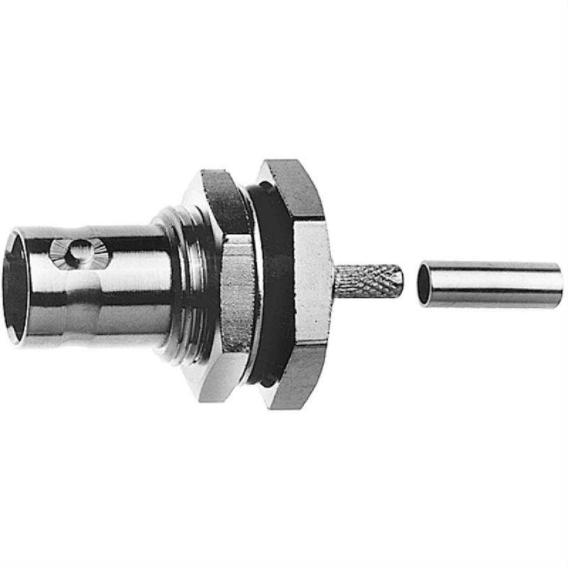 TELEGÄRTNER Prise d'installation de câble BNC 75 Ohm, pour sertissage RG179_0