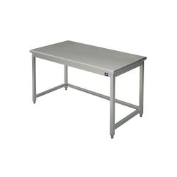 Mastro Table Inox de Travail sans Etagère et sans Dosseret Gamme 700 mm - Virtus - l- L160- P70- h85- - 698142086800_0