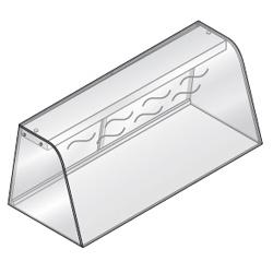 Vitrine chauffante avec résistance - Fermée avec portes coulissantes - Modèle DPA/SC12_0
