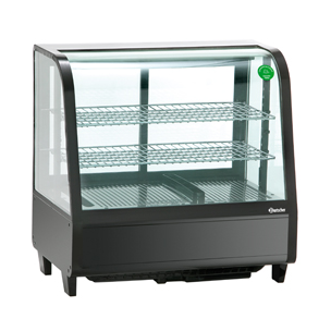 Vitrine réfrigérée 100L - qualité professionnelle - froid ventilé - dégivrage automatique_0