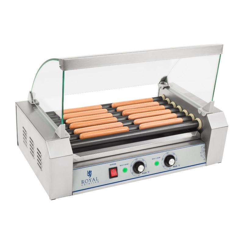 APPAREIL MACHINE À HOT DOG PROFESSIONNELLE TÉFLON 12 SAUCISSES 1 400 WATTS 3614091_0