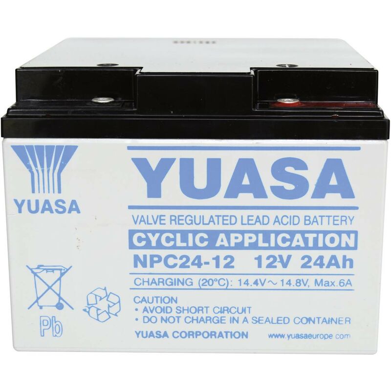 Yuasa NPC24-12 Sealed Plomb 24 Ah 12 V Batterie onduleur VRLA