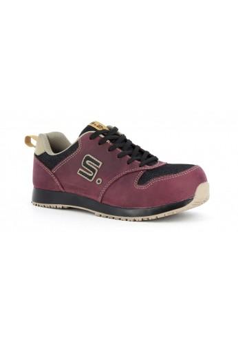 Chaussures de sécurité femme TAHI S3 - cuir nubuck pleine fleur - semelle SpiderGrip_0