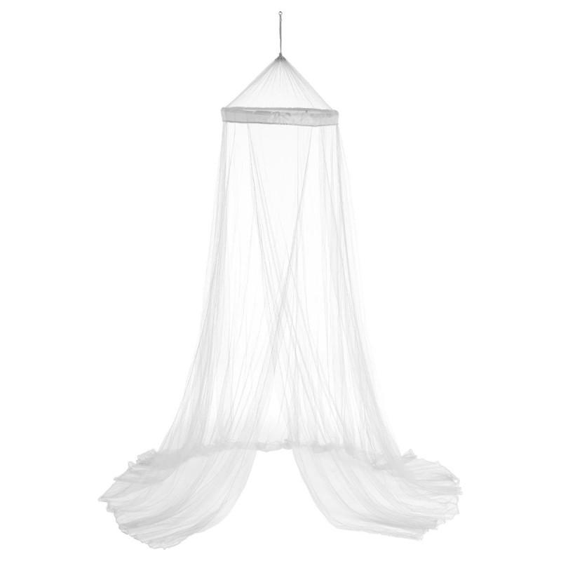 Ciel de lit 60x250 cm blanc - Polyester - Paris Prix_0