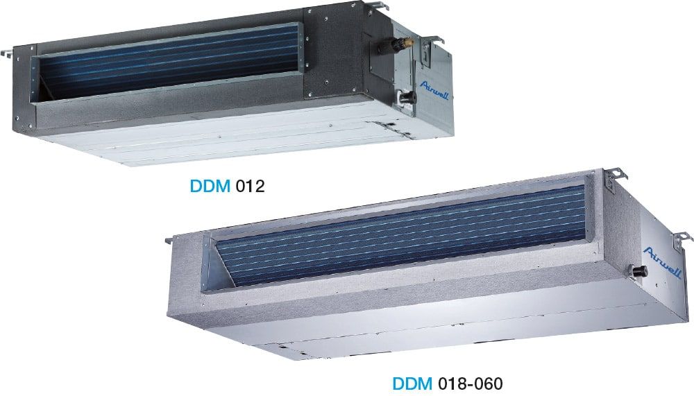 Ddm - climatiseur professionnel Airwell - application Twin - pression statique jusqu'à 160 Pa - compatible monosplit et multisplit_0