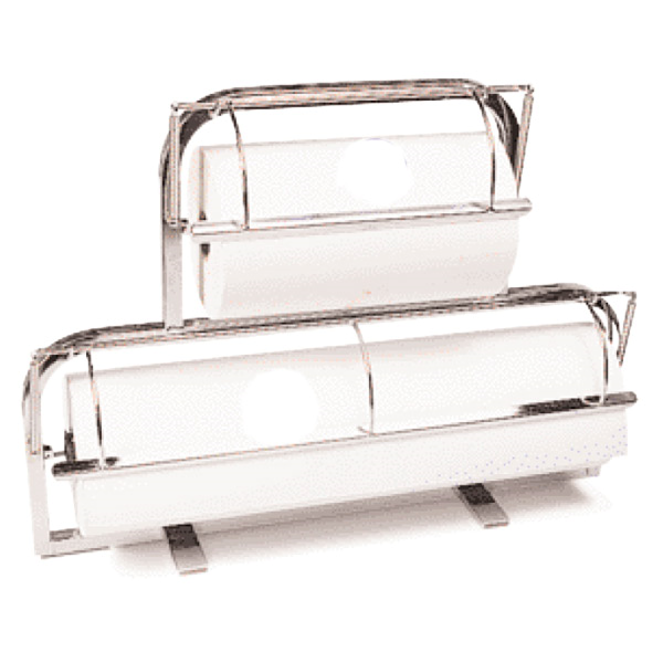 Distributeurs double en inox pour rouleaux de papier d'emballages - DST2PAPEMBINX-GP01_0