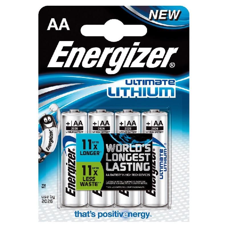 ENERGIZER PILE ULTIMATE LITHIUM - LR6 AA -3V (PRIX UNITAIRE)