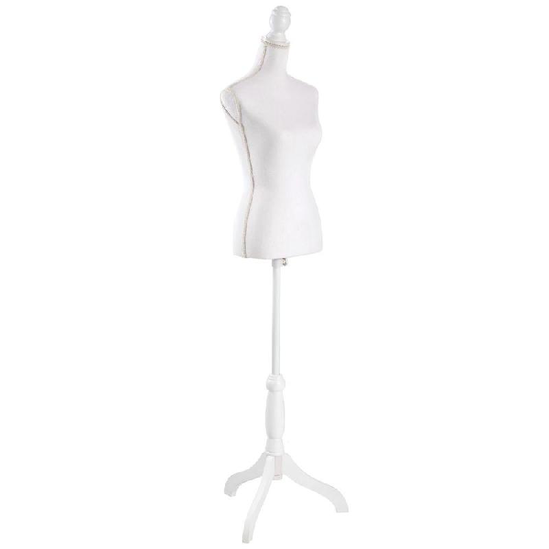 Mannequin de couture blanc - réglable en hauteur - Helloshop26 2008198_0