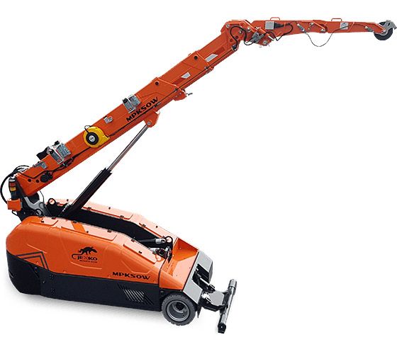 MPK50 - Mini-grue Jekko - Radiocommandée - 5000 kg - Pick & Carry - Rotation brevetée_0