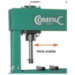 Presse d'atelier électrohydraulique motorisée COMPAC - 60 tonnes - Vérin mobile double effet - Réf 11582769_0